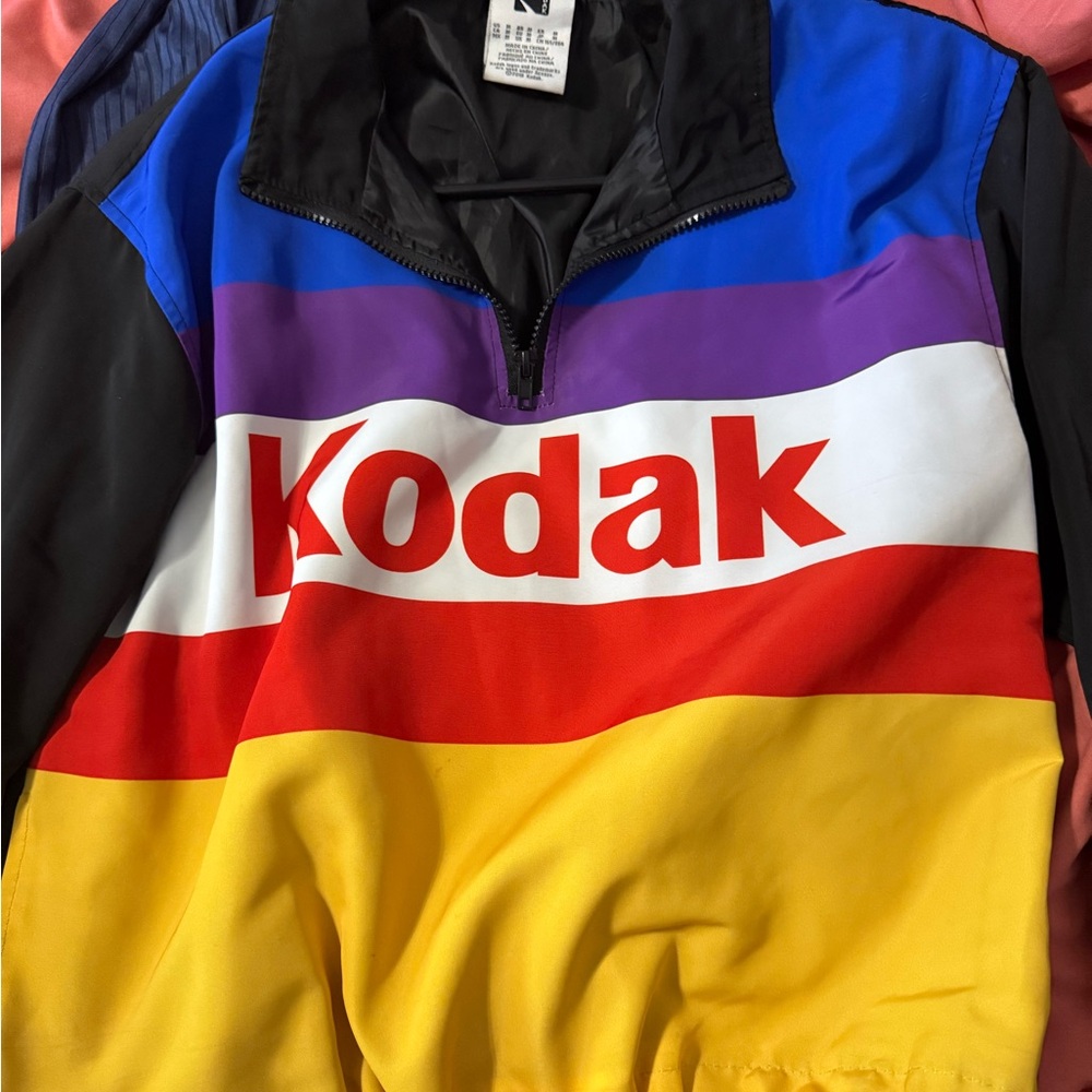 Kodak Multicolor Retro Logo Pullover Sweatshirt